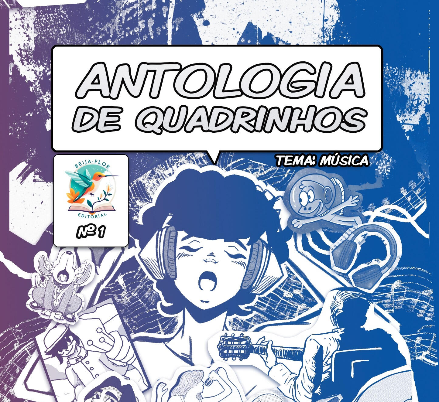 Cover, comic and layout for Beija Flor Editorial