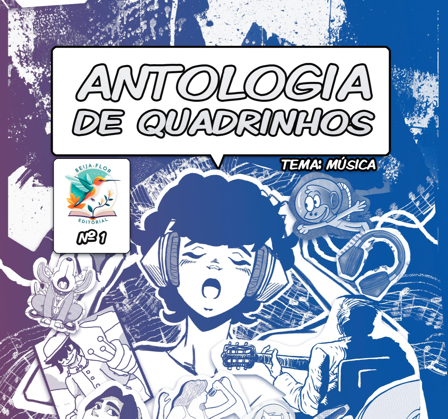 Cover, comic and layout for Beija Flor Editorial