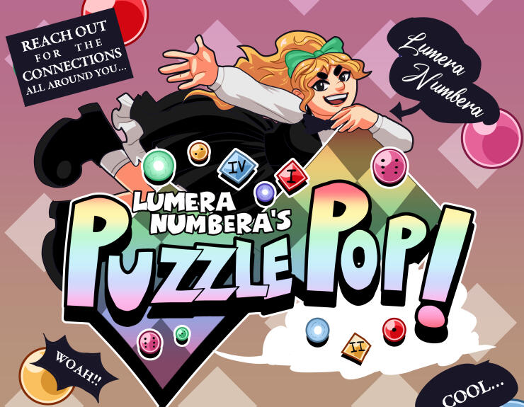 Art direction + assets for Lumera Numbera's PUZZLE POP by TonyFinale.